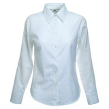  New Lady-fit Long Sleeve Oxford Shirt, ._L, 70% /, 30% /