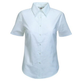 . New Lady-fit Short Sleeve Oxford Shirt, ._S, 70% /, 30% /