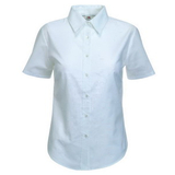 . New Lady-fit Short Sleeve Oxford Shirt, ._XS, 70% /, 30% /