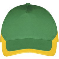 Бейсболка BOOSTER, ярко-зеленая с желтым на 20 сентября